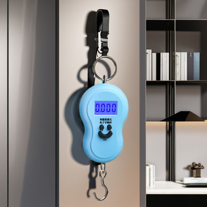 Balanza Digital de Mano a Pilas- Celeste Balanza Digital de Mano a Pilas- Celeste