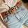 Print Belt Camel / Plateado