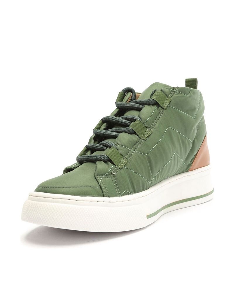 Champion Verde Acordonado Con Suela Blanca U