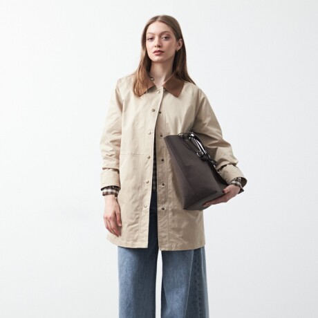 TRENCH SOLENE Beige