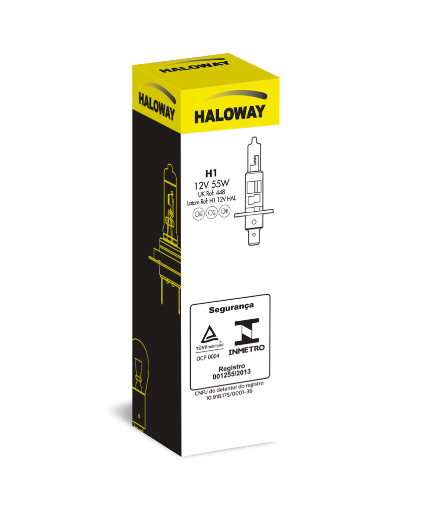 Lámpara halógena H1 12V 55W