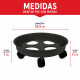 Soporte de garrafas NEGRO