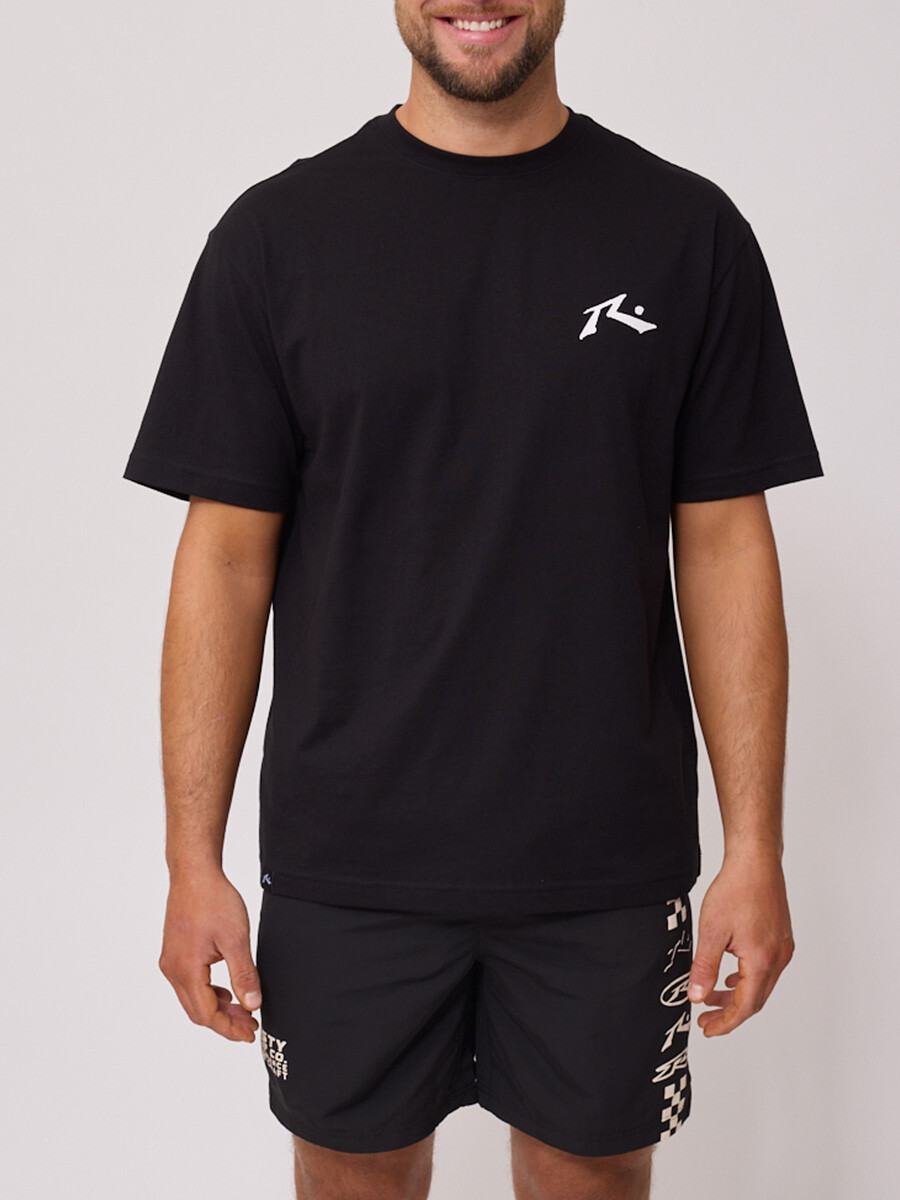 T-SHIRT KYLES26 RUSTY - Negro 