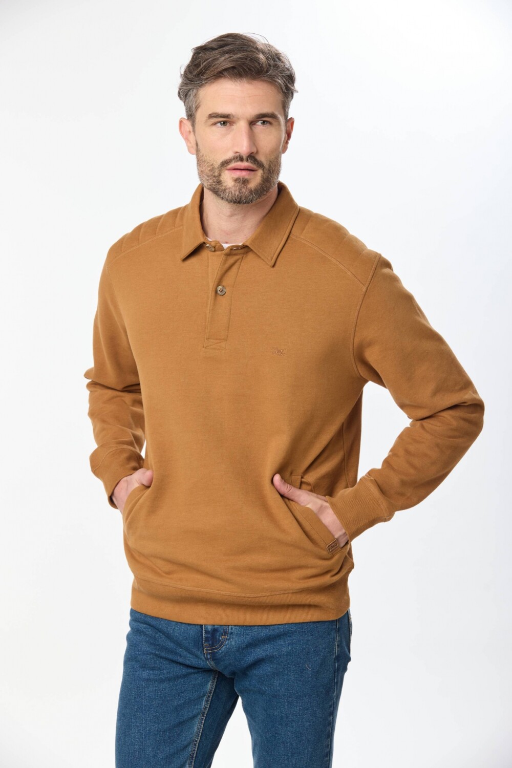 POLO DE FELPA Mostaza