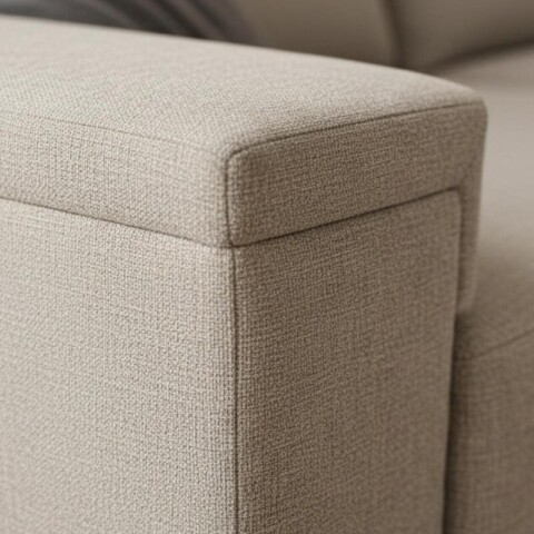 Sillón Sofá de 3 Cuerpos Amsterdam en Lino– Estructura de Madera Maciza y Confort Soft Color Gris Beige Sillón Sofá de 3 Cuerpos Amsterdam en Lino– Estructura de Madera Maciza y Confort Soft Color Gris Beige