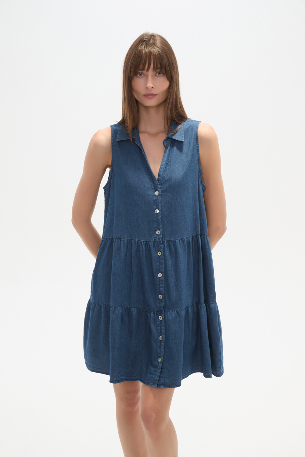 Vestido Epsun Azul Medio