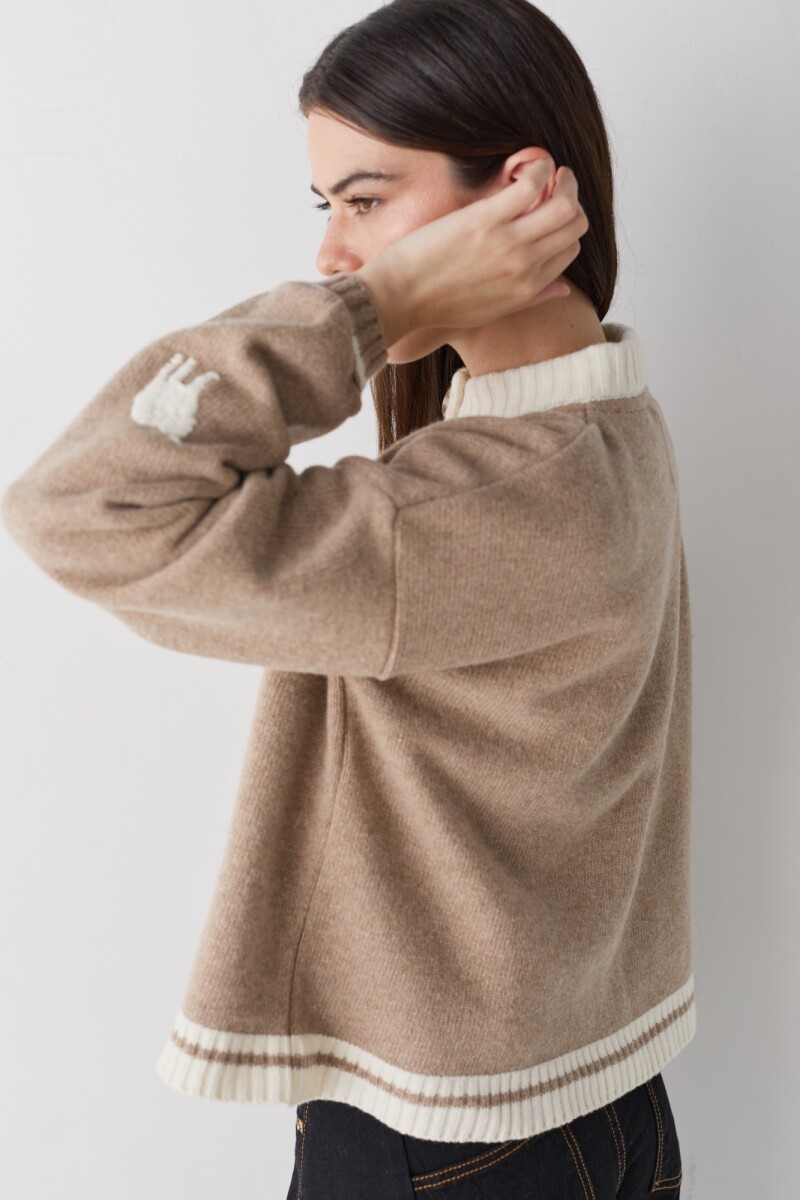 CARDIGAN TERRO UY Beige