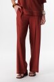 PANTALON LINO POCKET ROJO