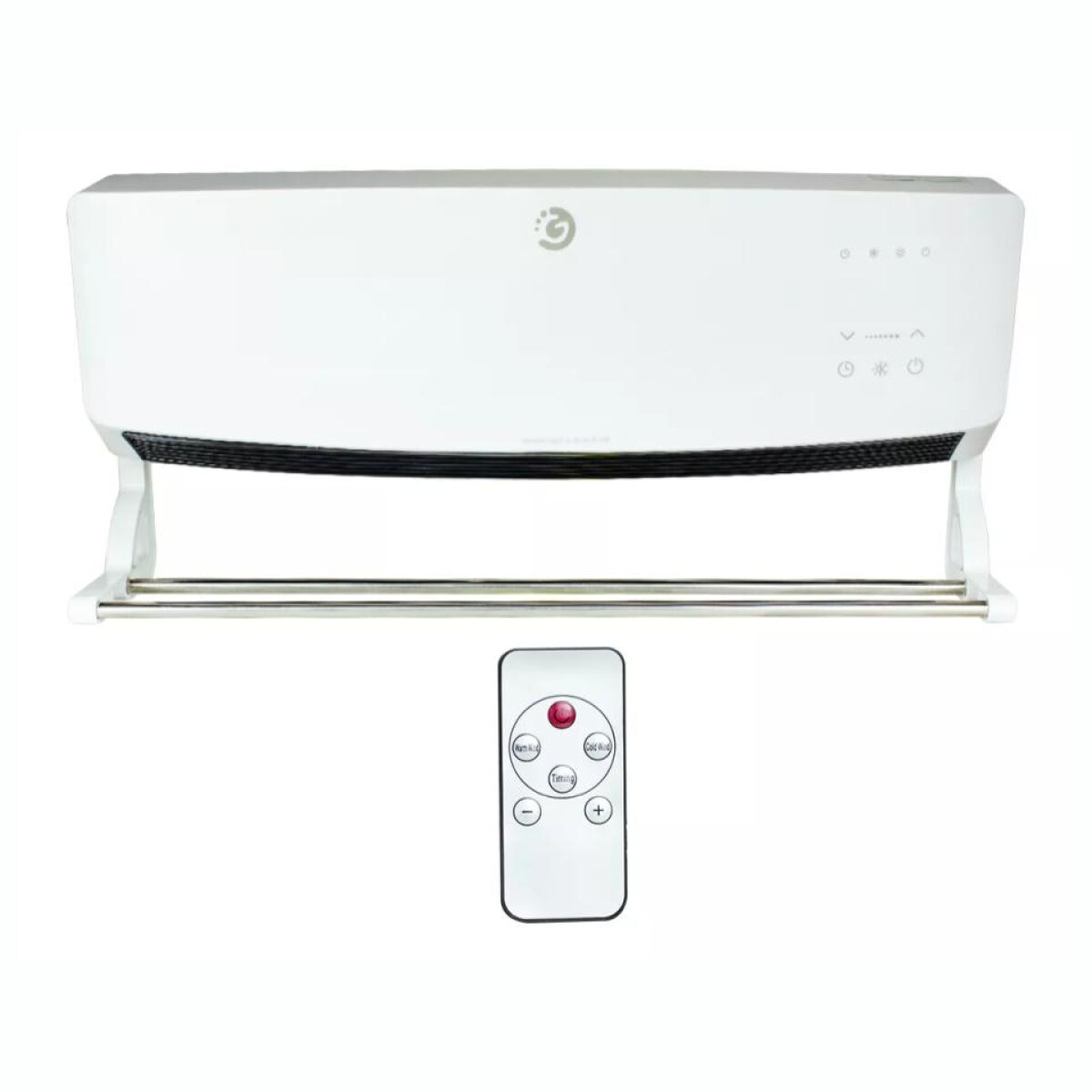 Calefactor De Pared GOLDTECH 1500W Con Control - White 