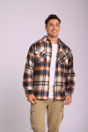 Sobrecamisa a cuadros Terracota