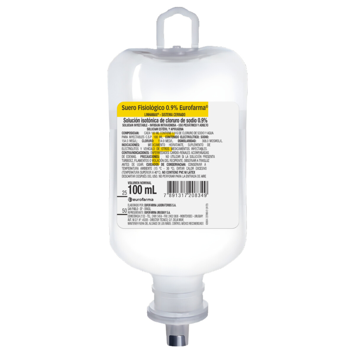 Suero Fisiológico 0.9% 100 ml 