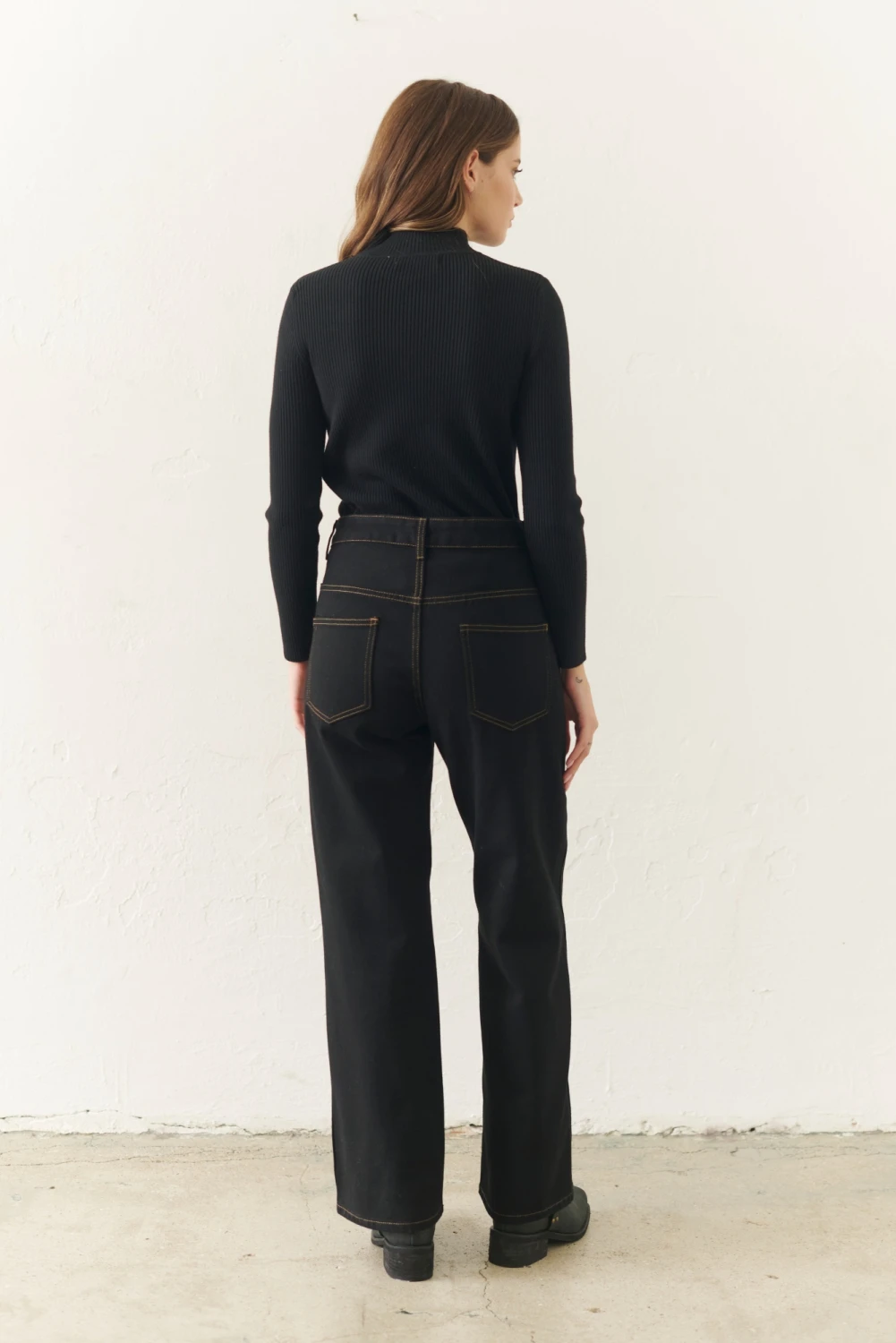 PANTALON ONDAS negro 5