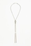 COLLAR MILA LONG Plata