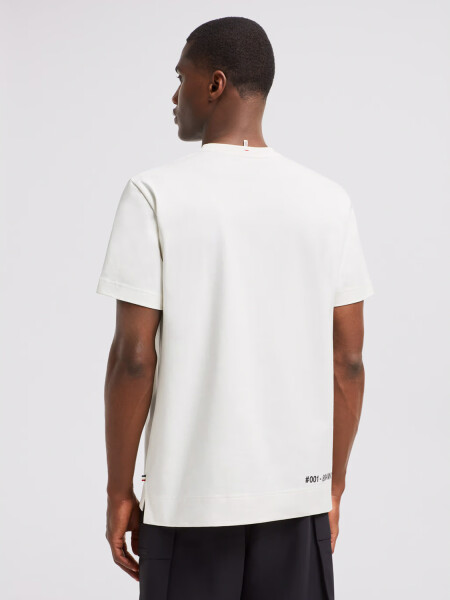 Moncler - Remera Grenoble Manica Gris Medio