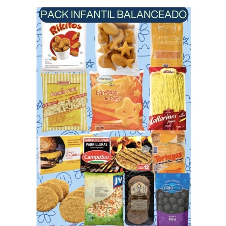 PACK INFANTIL COMIDAS FELICES PACK INFANTIL COMIDAS FELICES
