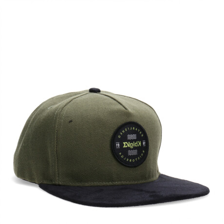 Gorro KristoBelga Visera Parche Verde - Negro