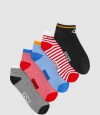Pack de 5 medias cortas colores lisos Variante 38