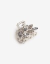 Broche Strass Broche De Hoja - Plateado