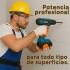 Taladro Atornillador Marvo Inalámbrico + 2 Baterías + Accs ® Color Negro