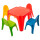 Set Mesa Infantil + 4 Sillas Starplay Israel Calidad Multicolor