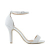 Sandalias Vizzano Taco Alto con Brillo de Mujer - 6249.452-26594 Plata