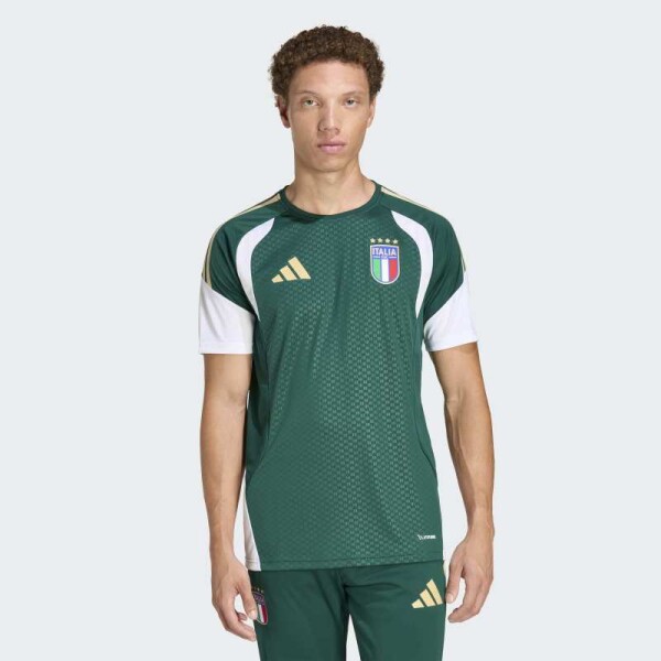 Camiseta Adidas de Entrenamiento Italia 26 Verde