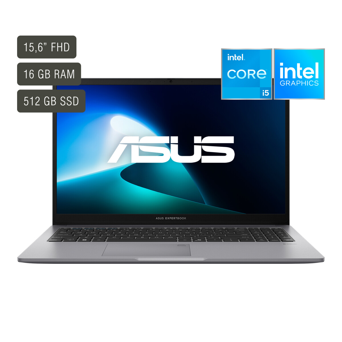 Notebook Asus Expertbook 15,6'' Core I5 16GB 512GB WIN11 Pro 