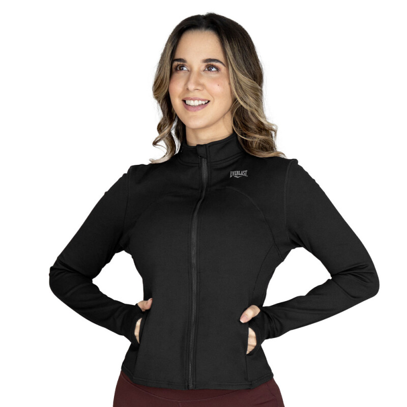 JACKET FEM POLY/SPX EVERLAST ATLAS BK W6 S NEGRO