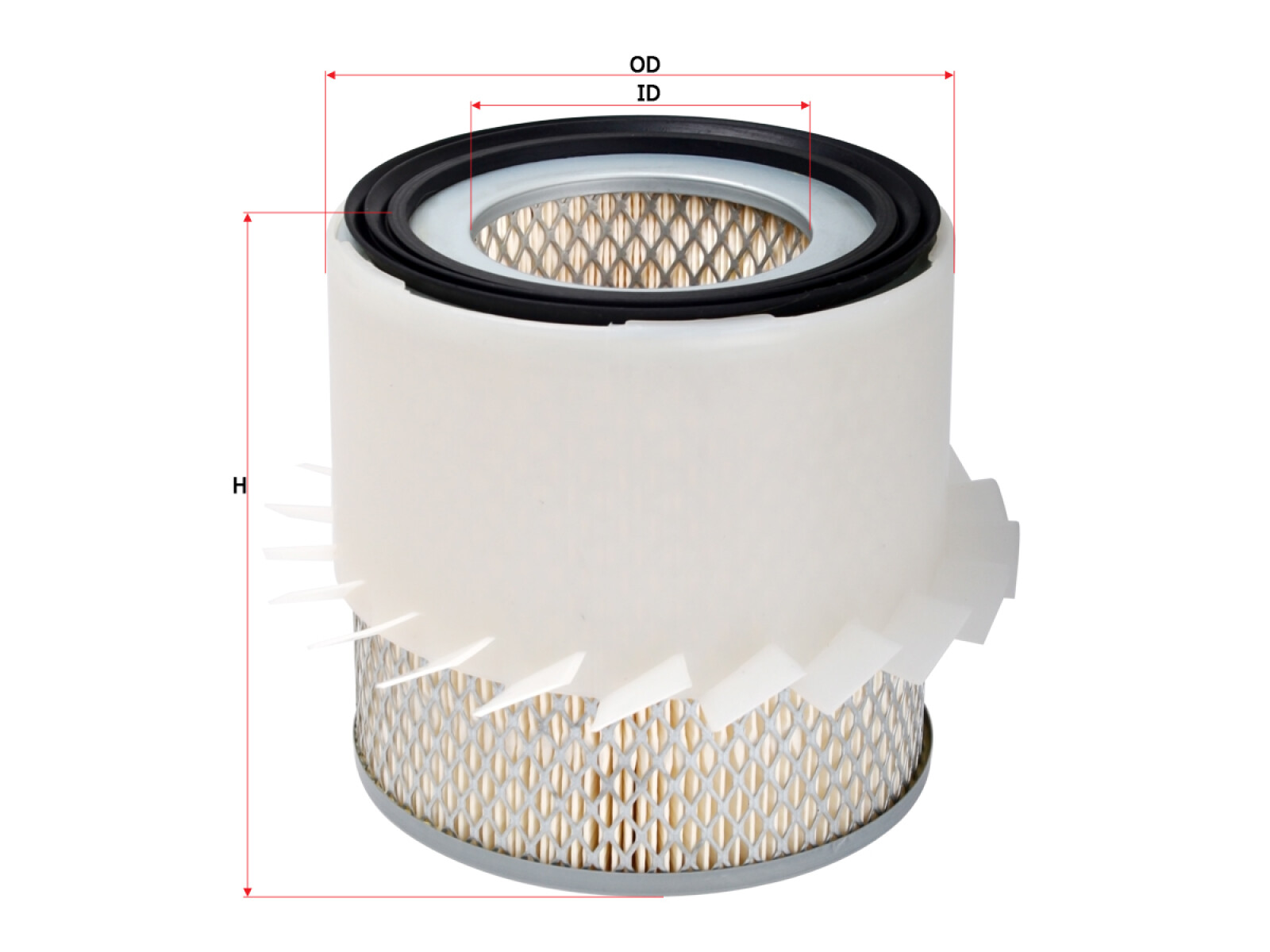 FILTRO AIRE MITSUBISHI L200 2.5D CON DEFLECTOR =CY930 SAKURA 