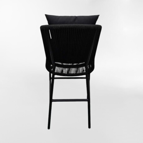 BANQUETA DE EXTERIOR LUKA NEGRO