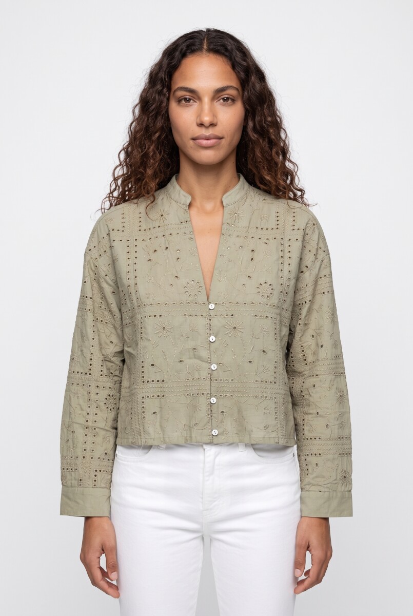 BLUSA VALEN - VERDE CLARO. 