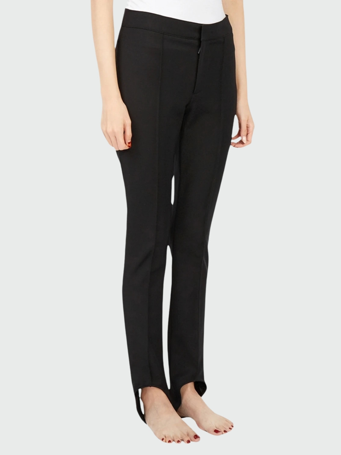 Pantalon negro sales ajustado