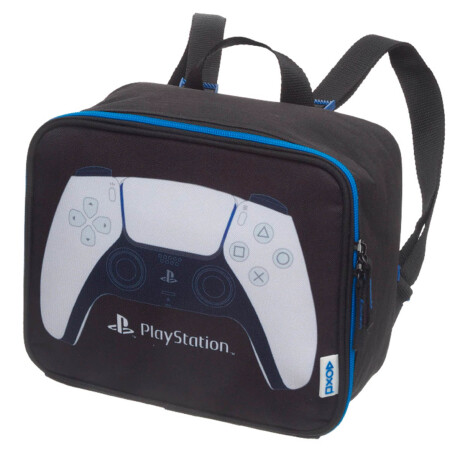 Mochila Lunchera Playstation Original Térmica Escolar Negro 2