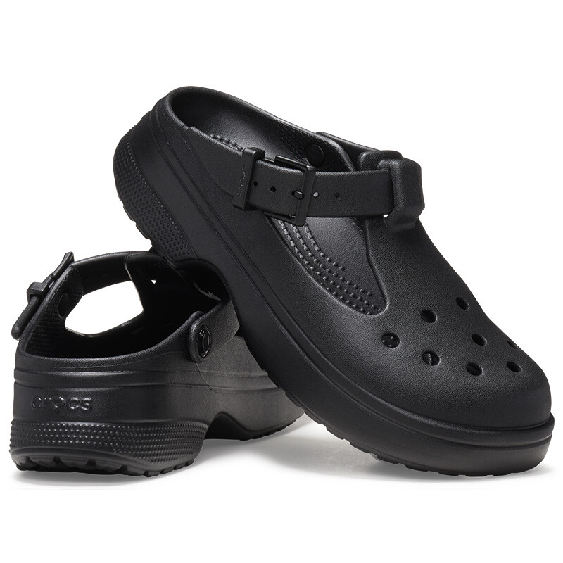 Classic Clog Mary Jane Negro