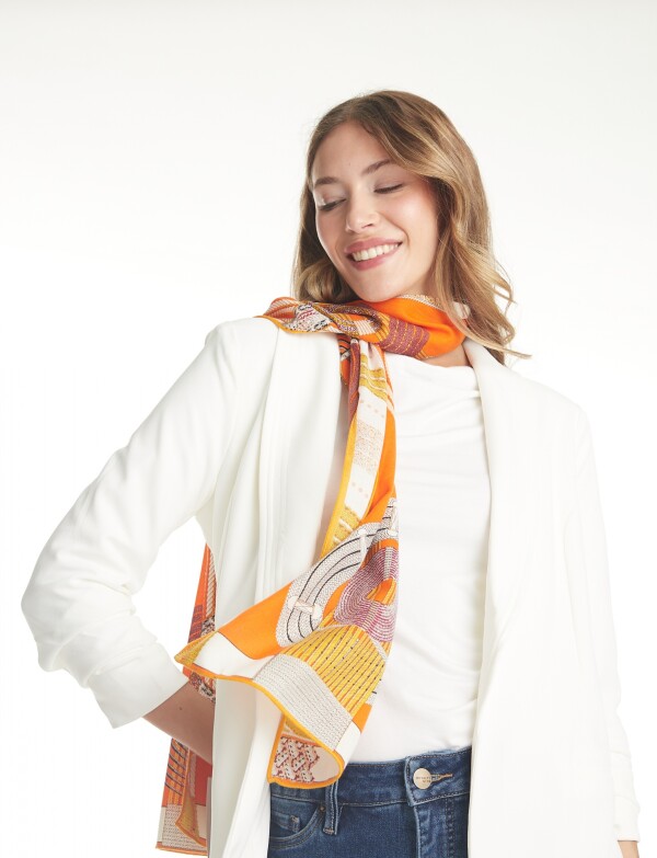Pashmina Cashmere ANARANJADO/MULTI