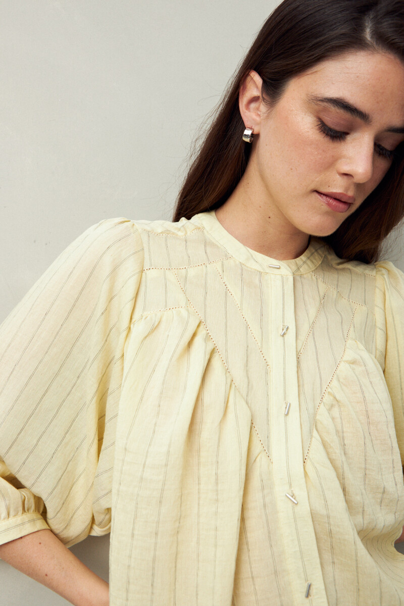 CAMISA ANTON AMARILLO PASTEL