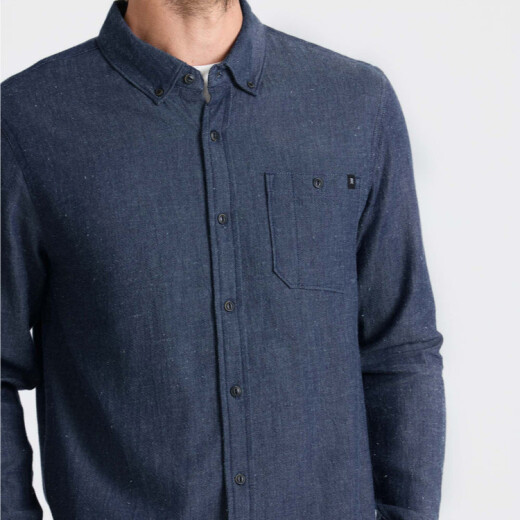 Camisa Roark Scholar Ls Woven - Azul Camisa Roark Scholar Ls Woven - Azul