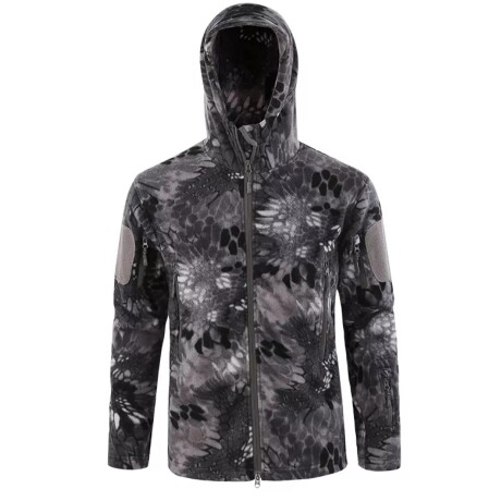 Campera táctica en micropolar Black Pyton