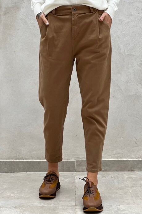 PANTALON MATS MARRON