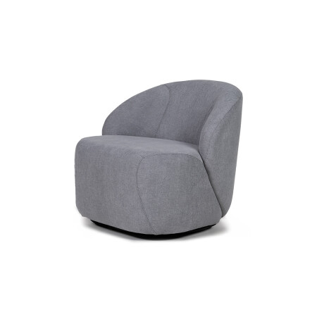 Butaca Zoey Giratoria - Tela Microfibra AA-13 (Gris)