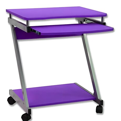 Escritorio para computadora 60cm x 51cm x 72cm azul/rojo Violeta