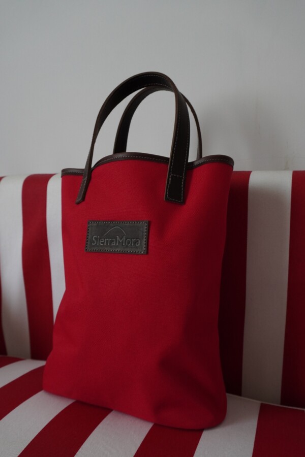 Matera Lona Chocolate / Rojo