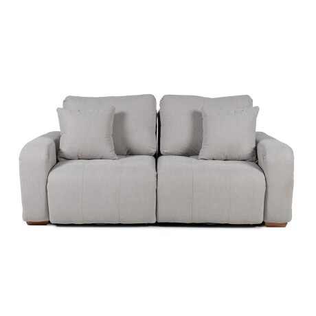 Sofá Duomo (Retráctil) - Tela Microfibra - 3 cuerpos 3A-341 (Beige)