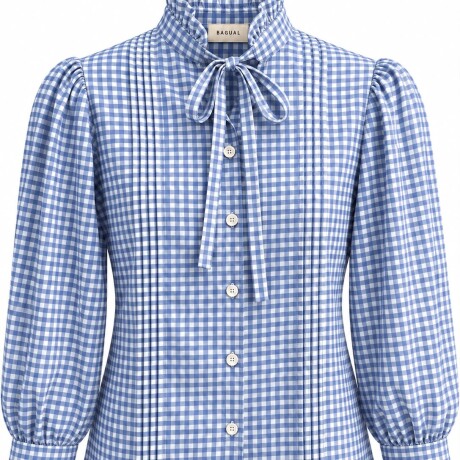 Blusa Vichy Azul