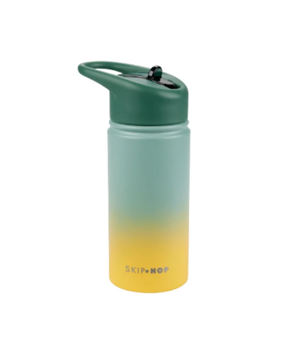 BOTELLA WANDER ACERO INOX. VERDE SKIP-HOP - S/C 