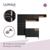 Mueble de Cocina completo 229cm Negro