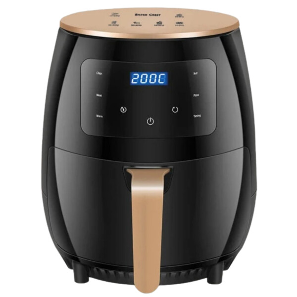 Freidora Sin Aceite Digital Panel Táctil 6 Litros Aire 2400W Variante Color Negro