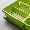 Escurridor Eco De Platos Vasos Cubiertos 45 X 38 Cm VERDE