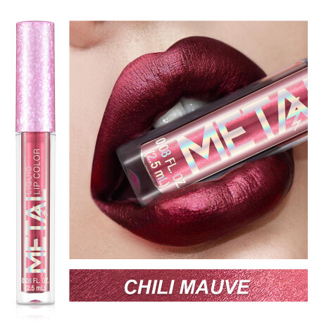 Labial Liquido Metaliado Chili Mauve