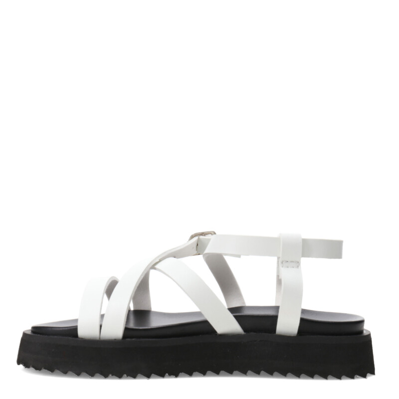 Sandalias de Niña MINI Miss Carol Califa Con Tiras Blanco